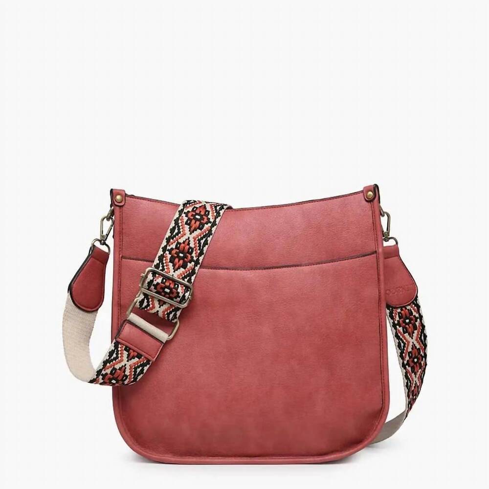 NEW JEN & CO. women's kate crossbody bag in merlot